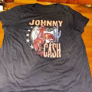Torrid Johnny Cash Black Graphic T-Shirt